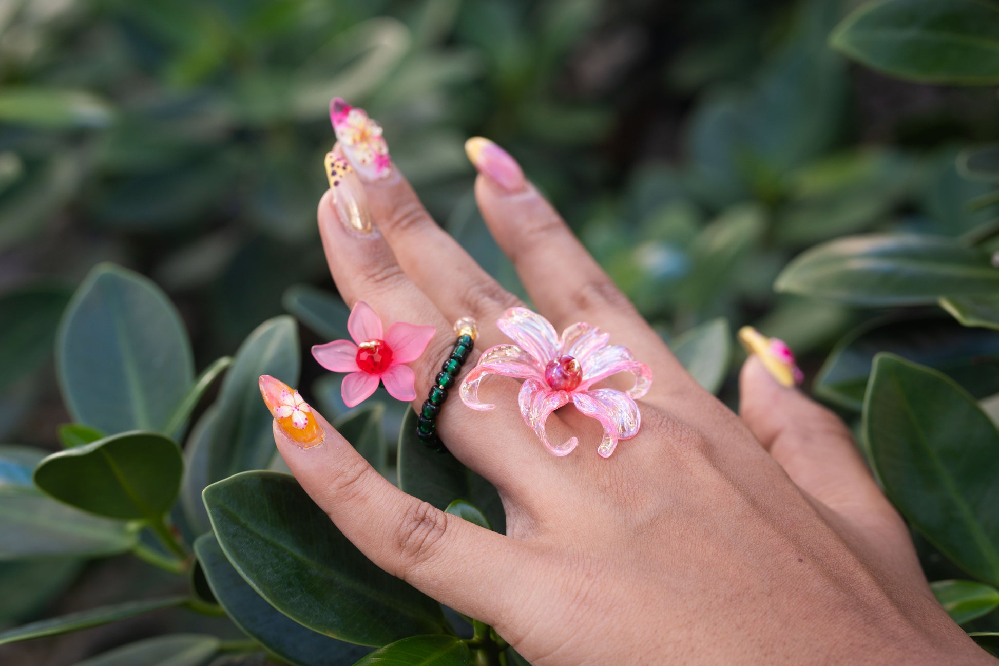 FLOR DE LUCHA PINK RING