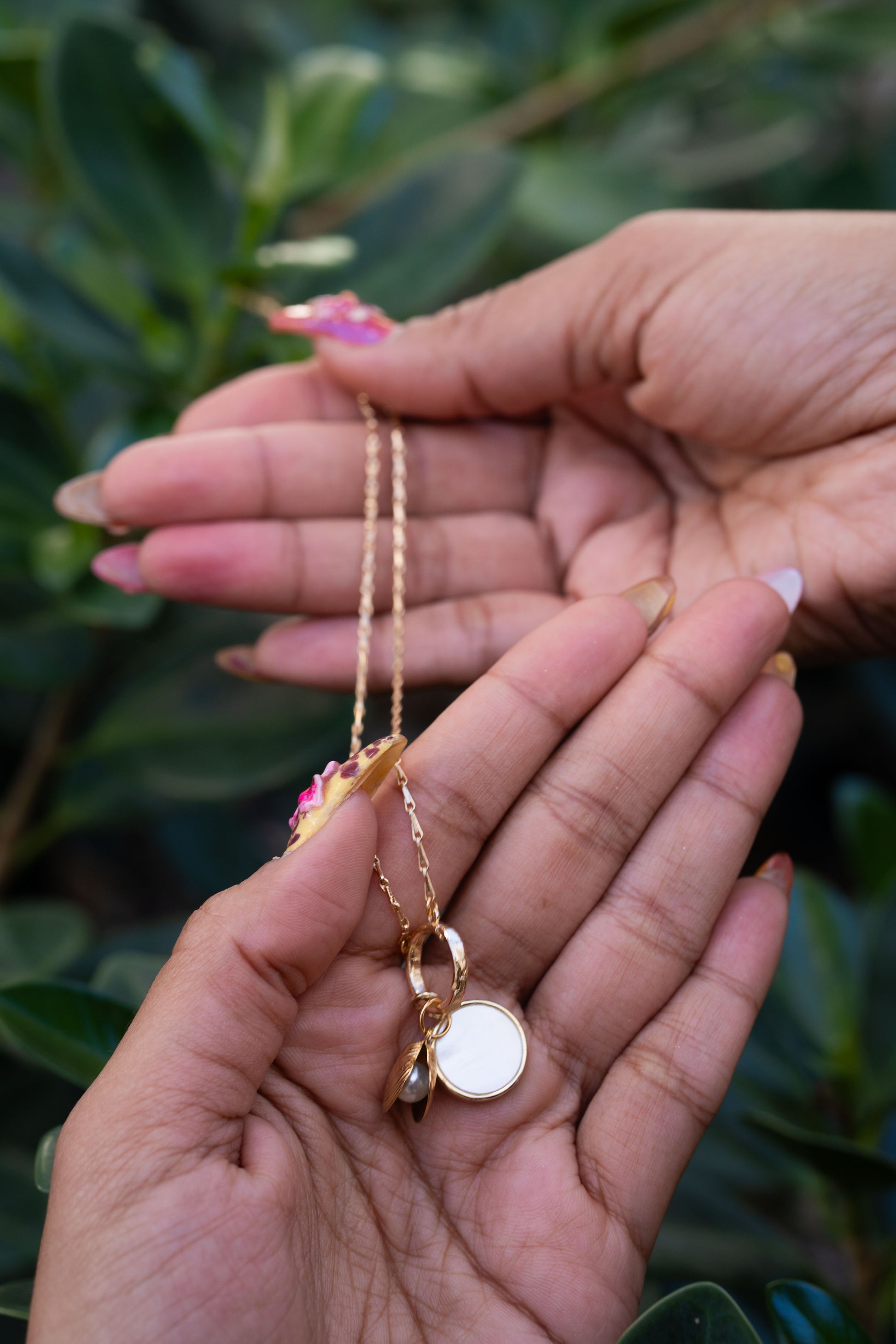 SOL & SALT MINT NECKLACE SET