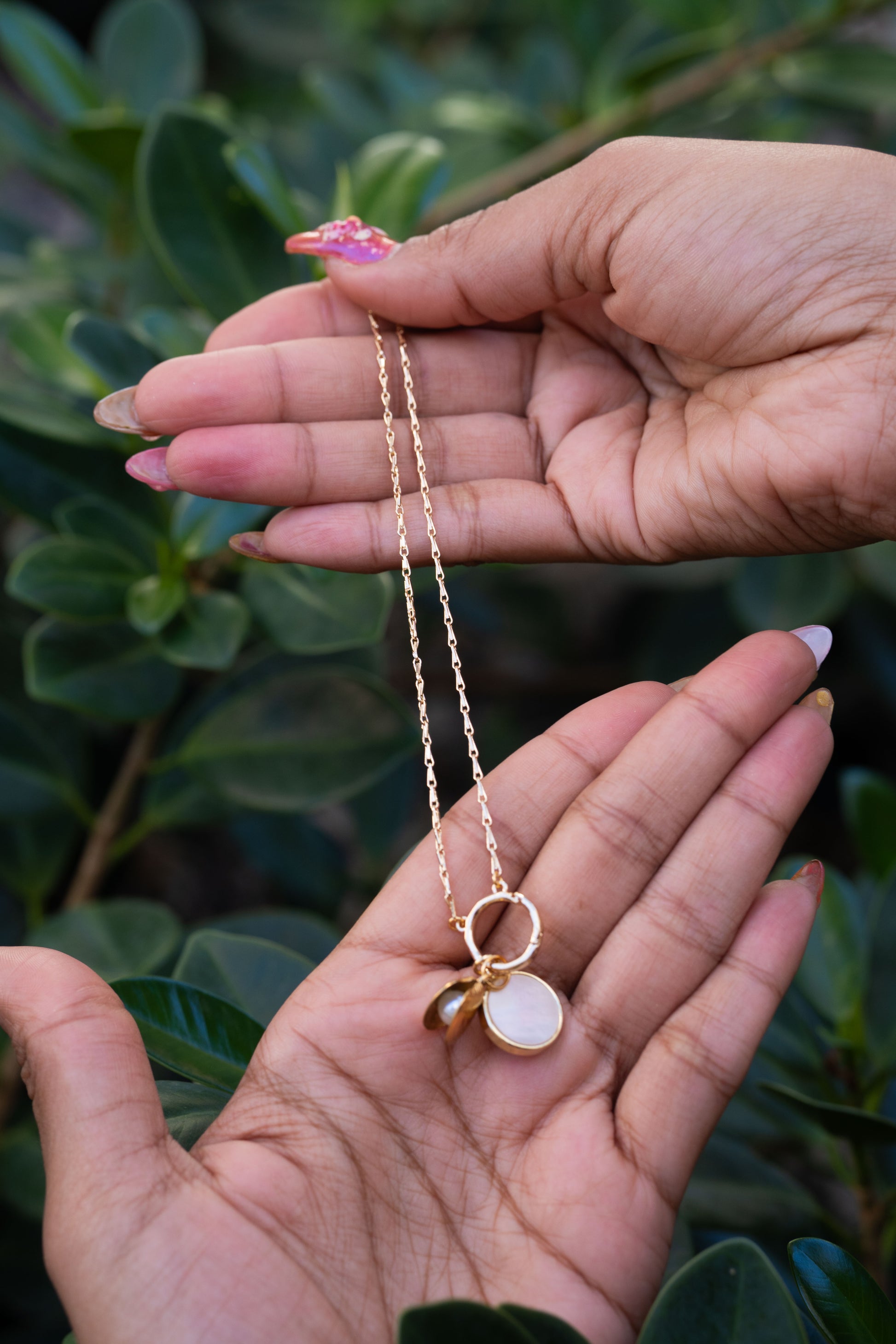 SOL & SALT MINT NECKLACE SET
