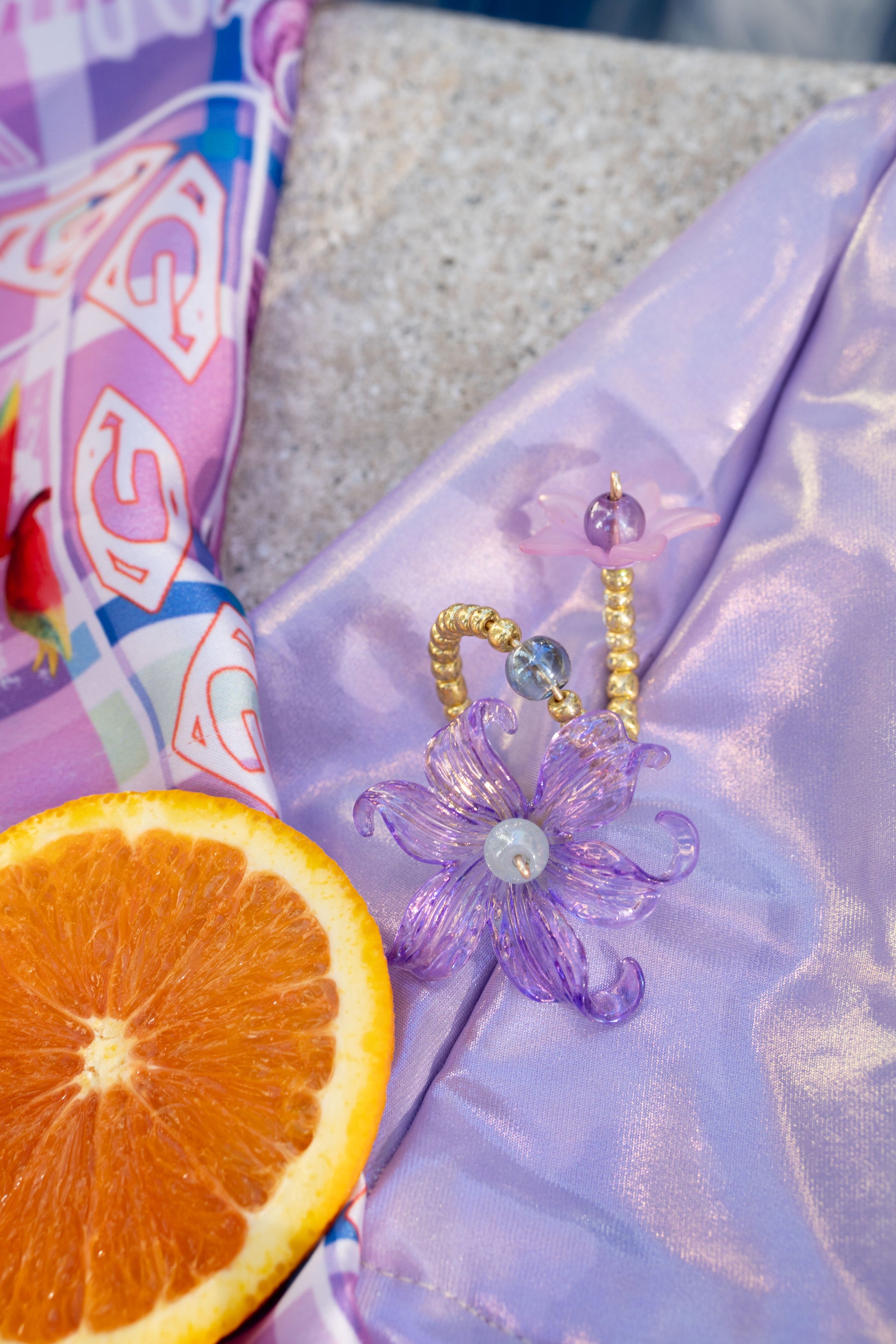 MIDNIGHT BLOOM IRIDESSA RING SET