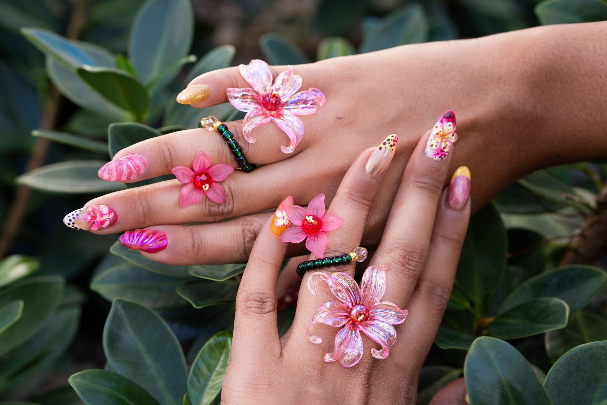 FLOR DE LUCHA PINK RING